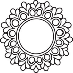 round lace frame