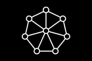 Artificial neuron Icon. Icon related to Technology. line icon style. Simple vector design editable