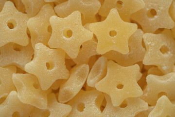 close up of a pile of pasta