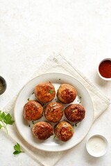 Minced pork and beef cutlets
