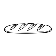 Freshly Baked Bread Loaf Illustration
