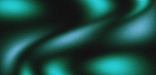 Vibrant neon grainy texture green black gradient blur background, futuristic glowing smooth wallpaper minimal abstract design