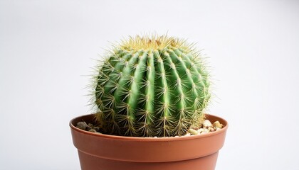 The Cactus White Background