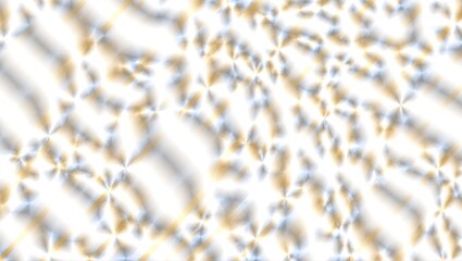 Delicate Iridescent Light Patterns on a White Background.