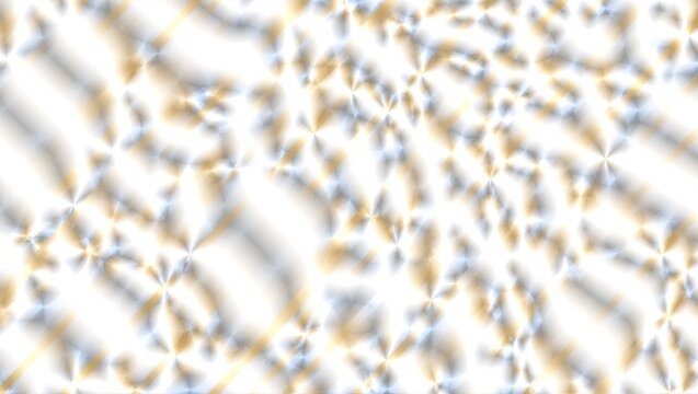 Delicate Iridescent Light Patterns on a White Background.