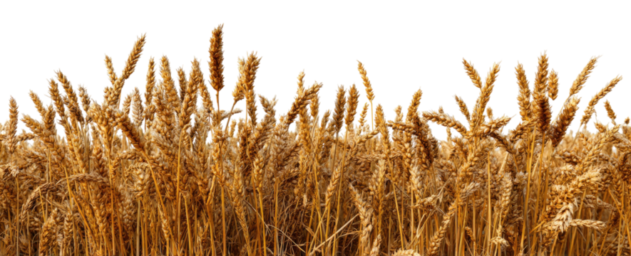 Golden wheat field against a black background (1)