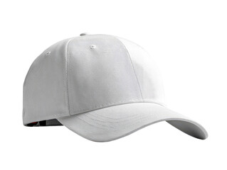 White baseball cap, plain, simple design