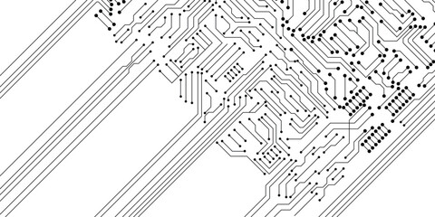 Circuit technology background stock illustration