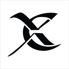   CX letter background vector design, CX logo design.