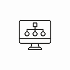 computer network icon icon sign vector