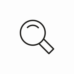 magnifying glass search icon sign vector