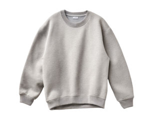 Light gray, relaxed-fit sweatshirt