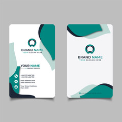 Vertical Business card Design vector