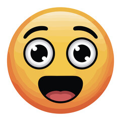 vector illustration of a smiley face