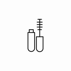 mascara tube wand icon sign vector