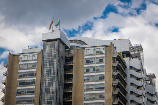 Medellin, Antioquia, Colombia. January 26, 2024. Medell&iacute;n, Day view of the EPM Intelligent Building