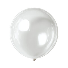 Large, clear, round balloon