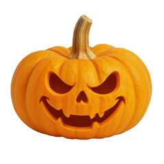halloween pumpkin isolated on white