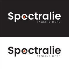 Spectralie Classic Black and White Business Logo for Corporate Branding Use