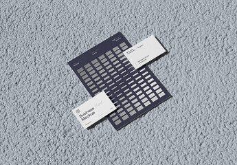 Small Stationery PSD Mockup