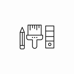creative design tools icon sign vector