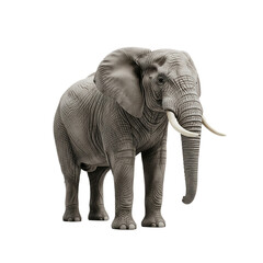 Fototapeta premium Elephant with transparent PNG background