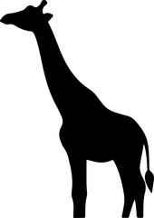 Abstract geometric shapes and lines silhouette