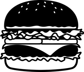 Abstract geometric pattern with vibrant color silhouette