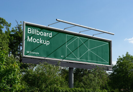 Big Wide Billboard Mockup