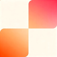 Obraz premium Gradient color blocks in cross pattern