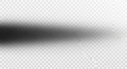 A sleek, elongated shadow stretches across a transparent backdrop, creating a stark visual contrast. The shadow's subtle gradient adds depth. vector illustration
