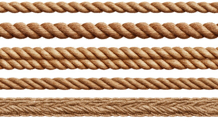 Beige rope texture, multiple rows