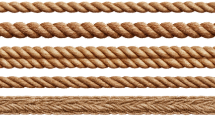 Beige rope texture, multiple rows