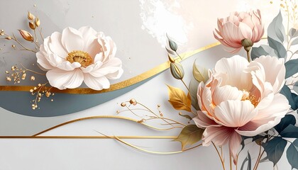 grunge floral background