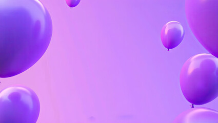 An elegant Happy Birthday greeting card featuring a refined floral arrangement intertwined with pastel balloons, captured in a bright, airy atmosphere. The composition showcases del
