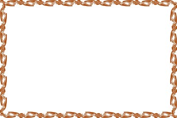 Simple Frame, Border Frame, Photo Frame with White Background, Sharp Red Frame, Unique Amazing Frame