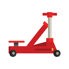 Red Hydraulic Car Jack with Wheels hydraulic jack lifting