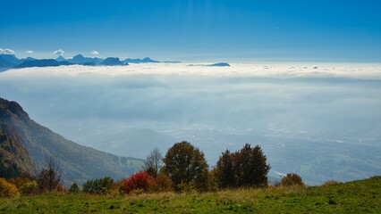 Alpenlandschaft am Croix de Nivolet in den französischen Alpen