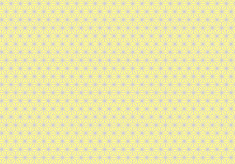 シンプルな和柄　麻の葉