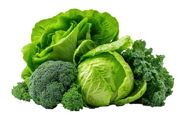 Fresh green leafy vegetables