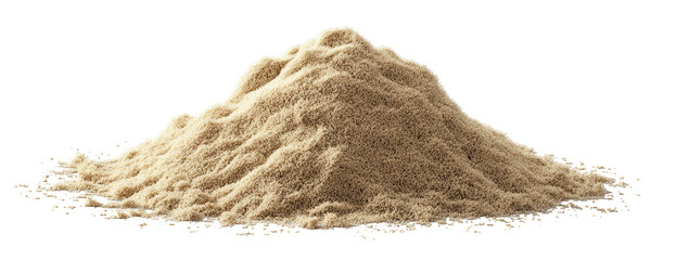 Pile of light beige powder