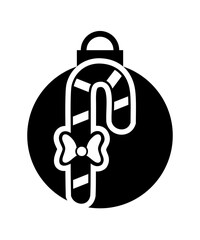 NoirGlow Christmas lantern logo has a sleek modern elegance with a black and white wavy design  017 format jpg