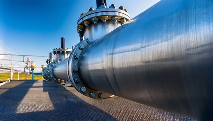 connection of pipeline flanges secured with metal fasteners transporting a cryogenic liquid at a facility