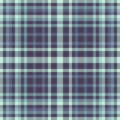 Classic tartan plaid pattern in cool, muted blue and green tones. Timeless, versatile design ideal for fashion, textiles, backgrounds, and digital art.