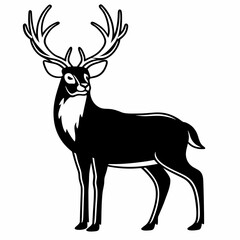 deer silhouette vector