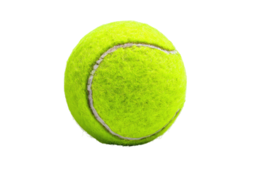 Close-up of a bright yellow tennis ball (4)