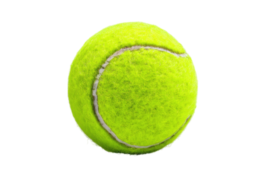 Close-up of a bright yellow tennis ball (4)