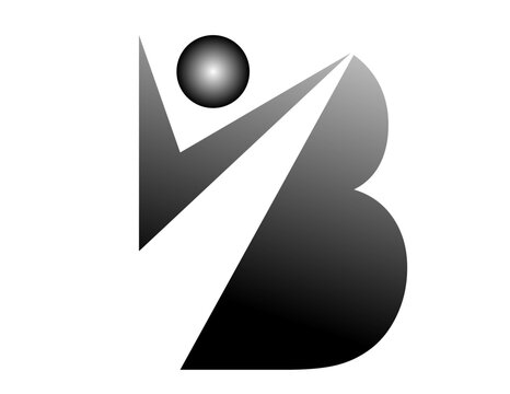 b sport logo design Stock Vector | Adobe Stock