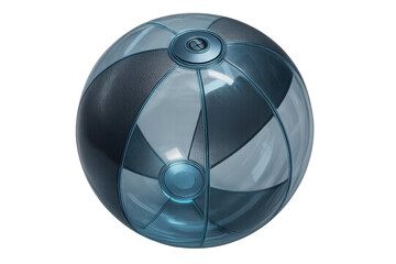 Futuristic tech sphere showing connected global data network, 3d rendering on transparent background