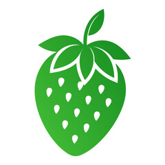 Strawberry Leaf Silhouette